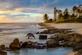 Barbers Point Lighthouse Sunset Seascape