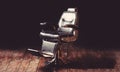 Barbershop armchair, modern hairdresser and hair salon, barber shop for men. Beard, bearded man. Stylish vintage barber