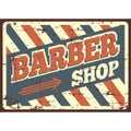 Barbershop Barber Shop Sign Signage vector Royalty Free Stock Photo