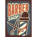 Barbershop Barber Shop Sign Signage vector Royalty Free Stock Photo