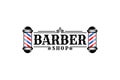 Barber pole logo design