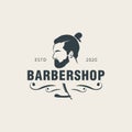 Barbershop logo template