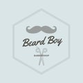 Barbershop logo vector illustration