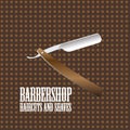 barbershop logo vector image design template