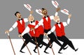 Barbershop quartet Royalty Free Stock Photo