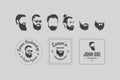 Barbershop Vector Icons Set