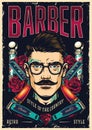 Barbershop vintage poster