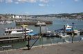 Barbican landing stage and trip boats, Plymouth, UK Royalty Free Stock Photo