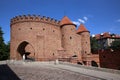 The Barbican is a reconstructed element of the 16th century city fortification complex