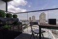 Barbican seen from a balcony