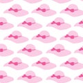 barbicore hat pink accessory bow doll pattern Royalty Free Stock Photo