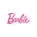 Barbie logo editorial illustrative on white background