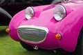 Barbie pink frogeye sprite car Royalty Free Stock Photo