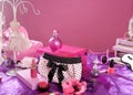 Barbie style fashion makeup vanity dressing table