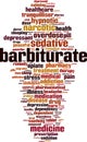 Barbiturate word cloud