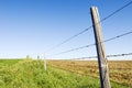 Barbwire fence Royalty Free Stock Photo