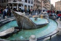 Barcaccia Fountain, Rome Royalty Free Stock Photo