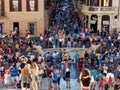 Barcaccia fountain Ugly Boat Piazza di Spagna Rome Royalty Free Stock Photo