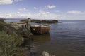 Barcas en el Delta del Ebro, Royalty Free Stock Photo