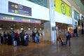 Barcelona Airport departure hall Royalty Free Stock Photo