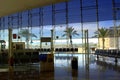 Barcelona airport waiting room view Royalty Free Stock Photo