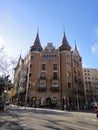 Barcelona - Spain - Casa Terrades les Punxes Royalty Free Stock Photo