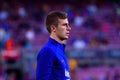 IÃÂ±aki PeÃÂ±a Sotorres plays at the La Liga match between FC Barcelona and Real Betis at the Camp Nou Stadium