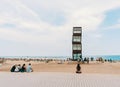 Barcelona Barceloneta Beach Royalty Free Stock Photo