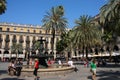 Barcelona Barri Gotic - Placa Reial Royalty Free Stock Photo