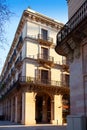 Barcelona Borne barrio arcade in street Royalty Free Stock Photo