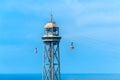Barcelona cable car Royalty Free Stock Photo