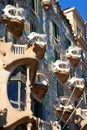 Barcelona Casa Batllo facade of Gaudi