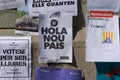 Barcelona, Catalonia, September 24, 2017: Banners on street claming justice and democracy4416_585777_1523867217_noticia_normal