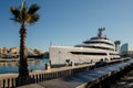 Yachts in Port Vell harbor in Barcelona Catalonia, Spain Royalty Free Stock Photo