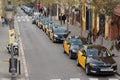 Taxi in Barcelona, Spain