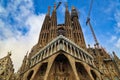 Famous Antonio Gaudi Sagrada Familia Cathedral
