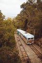 Tibidabo funicular in Barcelona, Catalonia, Spain Royalty Free Stock Photo