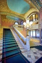 Barcelona. Catalonia. Spain. Palau de la musica catalana concert hall Royalty Free Stock Photo