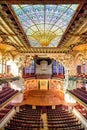 Barcelona. Catalonia. Spain. Palau de la musica catalana concert hall Royalty Free Stock Photo