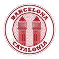 Barcelona, Catalonia stamp
