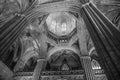 Barcelona Cathedral Ceiling and Windows