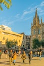 Barcelona Cathedral Exterior, Gothic District, Spain