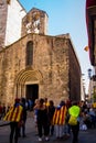 Barcelona Cathedral, located in Gothic Quarter, Catalonia, Spain Royalty Free Stock Photo