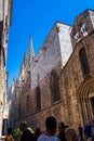 Barcelona Cathedral, located in Gothic Quarter, Catalonia, Spain Royalty Free Stock Photo