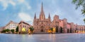 Barcelona Cathedral in the morning, Spain Royalty Free Stock Photo