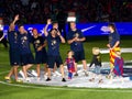Barcelona celebration Royalty Free Stock Photo