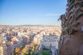 Barcelona City, Spain. View from Sagrada FamÃÂ­lia. Royalty Free Stock Photo