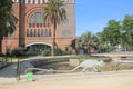 Plaza, city, tree, building, real, estate, water, outdoor, structure, arecales, plant, palm, town, square, facade