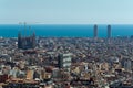 Barcelona, city View. Royalty Free Stock Photo