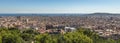 Barcelona cityscape at noon